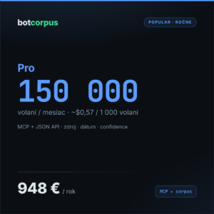 botcorpus Pro – ročne