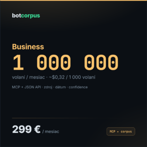 botcorpus Business – mesačne
